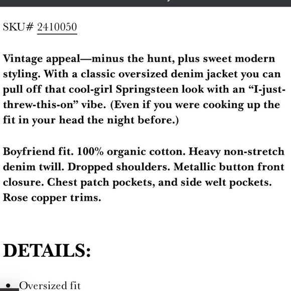 Frank And Oak - Martha Denim Jacket - Picture 4 of 11